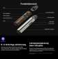 Preview: Elfbar Elfx Pro Kit Pod E-Zigarette 1200mAh 45W 2ml Farbdisplay Zugautomatik 2 Pods
