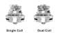 Preview: Creed RTA Selbstwickel-Verdampfer Geekvape 6,5ml 25mm Dual Coil, Single Coil