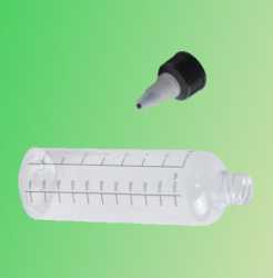 120 ml Messflasche (Leerflasche) PTE für Liquid