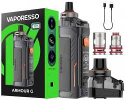 Armour G Kit E-Zigarette 80W Vaporesso Head 0,6 Ohm 3000mAh AXON Chipsatz 5,0 ml