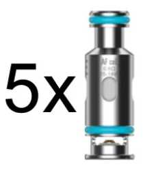 5 x AF Mesh Coil für Q Pod, Flexus  0,6 Ohm oder  1,0 Ohm Aspire