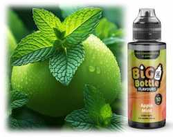 Apple Mint Apfel Minze Big Bottle 10ml Liquid Aroma in 120 ml Flasche