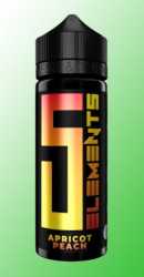 Aprikose Pfirsich (Apricot Peach) 5 Element Aroma von Vovan 10ml in 120ml Flasche