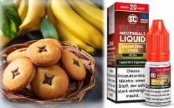 Bananen Kekse Banana Swirl Cookie Red Line Nikotinsalz SC Liquid 10ml