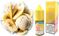 Banana Ice Cream Bananen Eis Nikotinsalz Linvo Liquid 20mg Nikotin 10ml