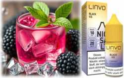 Black Ice Brombeeren Menthol Nikotinsalz Linvo Liquid 20mg Nikotin 10ml