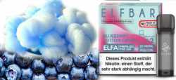 Blueberry Cotton Blaubeeren Zuckerwatte Elfa Pod 2 Stück Elfbar 20mg