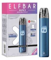 Preview: Elfx 2 Kit Pod E-Zigarette  Elfbar 1700mAh 2ml 30W MTL RDL