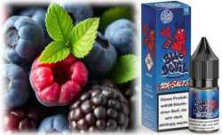 Blue Devil 187 Salts blaue Himbeeren Brombeeren Menthol Nikotinsalz Liquid 10ml