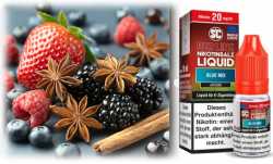 Erdbeeren Himbeeren  Brombeer Blue Mix Red Line Nikotinsalz SC Liquid 10ml