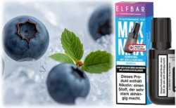 Blueberry Blaubeer Frische Elfbar MAX Refill NicSalt 20mg/ml 10ml