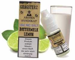 Buttermilch Zitronen Liquid Bottermelk Lemon Nikotinsalz Gangsterz 10ml