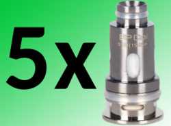 5 x Aspire BP Coils Ersatzverdampfer 1,0 Ohm für BP60, BP80, Finixx, Onixx, Nautilus Prime X
