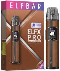 Preview: Elfbar Elfx Pro Kit Pod 0,6Ohm Pod 1200mAh 2ml E-Zigarette 45W Zugautomatik Airflow Control