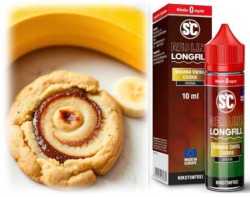 Banana Swirl Cookie Bananen Kekse Menthol SC Red Line Longfill 10-in-60ml
