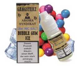 Minze Kaugummi Bubble Gum Ice Gangsterz Nikotinsalz Liquid 10ml
