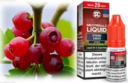 Strong Cassis Johannisbeere Nikotinsalz SC Liquid 10ml Red Line