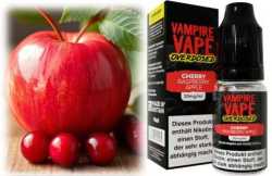 Cherry Raspberry Apple Kirsche Himbeere Apfel Menthol Overdosed Vampire Vape Nikotinsalz Liquid 10ml