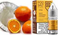 Sweet Tangerine Coconut Mandarine Kokos Pod Salt X Nikotinsalz 10ml Liquid