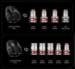Luxe XR Max Pod Vaporesso 2800mAh bis-zu 80Watt