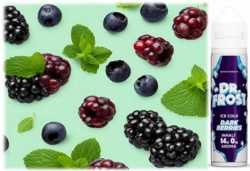 Dark Berries Ice Cold Schwarze Beeren Frische Liquid 14ml-in-60ml Dr. Frost Longfill