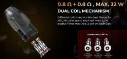 Caliburn Explorer Pod Uwell 32W 1000mAh Zugautomatik