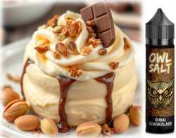 Dubai Schokolade Schokolade Pistaziencreme OWL Longfill Aroma 10-in-60ml Shake Vape Liquid