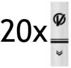 Eco One Filter Drip Tip 20 Stück Vaporesso Mundstück