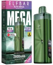 Preview: Elfx Mega Kit Pod Elfbar E-Zigarette 32W Zugautomatik MTL RDL