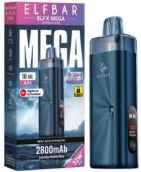 Preview: Elfx Mega Kit Pod Elfbar E-Zigarette 32W Zugautomatik MTL RDL