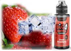 Fresh Strawberry Big Bottle Erdbeeren Frische 10ml Liquid Aroma in 120 ml Flasche