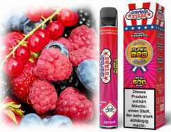 Funky Red Einweg E-Zigarette kühle Früchte 600 Züge American Stars