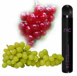Grape Blackcurrant Johannisbeeren Weintrauben NIC Vaping Nikotinsalz 20mg Einweg E-Zigarette