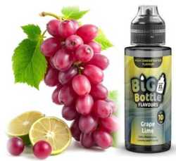 Grape Lime Trauben Limette Kühle  Big Bottle 10ml Liquid Aroma in 120 ml Flasche