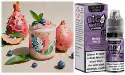 Happy Fruits Drachenfrucht Blaubeere Guave Kühle Big Bottle Liquid 10ml Nikotinsalz