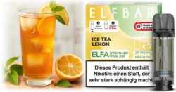 Ice Tea Lemon Zitronen Eistee Elfa Pod 2 Stück Elfbar 20mg