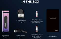 Caliburn X Pod E-Zigarette 20W Uwell Zugschalter Display