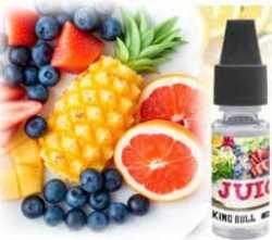Juicy Aroma Blaubeeren Wassermelone Mango Ananas Grapefruit Erdbeeren Smoking Bull 10ml 5bis10%