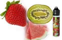 Kanzi Wassermelone Erdbeere Kiwi Twelve Monkeys Liquid Aroma 10ml in 60ml