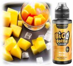 Malibu Mango Menthol Big Bottle 10ml Liquid Aroma in 120 ml Flasche