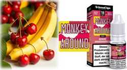 KiBa Sauer-Kirschen Bananen Monkey Around Innocigs 10ml Liquid Flüssigkeit