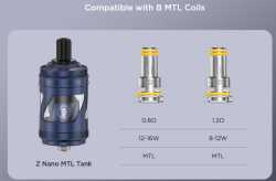GeekVape Z Nano MTL 26,8mm 4ml Verdampfer 0,8 Ohm 1,2 Ohm Top Filling Air Flow Control