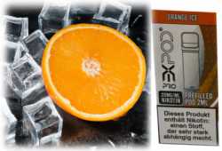 Orange Ice Apfelsine auf Eis Expod Pro 20mg Nikotin prefilled Pod