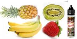 Paradise Erdbeere Ananas Banane Kokosnuss Twelve Monkeys Liquid Aroma 10ml in 60ml