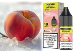 Peach Pfirsich Frische Dojoliq Nikotinsalz Liquid 10ml 20mg/ml 10mg/ml