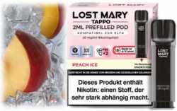 Peach Ice Pfirsich Frische Lost Mary Tappo Pod 2 Stück