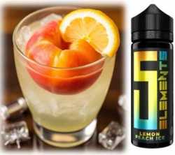 Zitrone Pfirsich Menthol (Lemon Peach on Ice ) 5 Element Aroma von Vovan 10ml in 120ml Flasche
