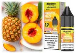 Pineapple Peach Mango Pfirsich Mango Ananas Frische Dojoliq Nikotinsalz Liquid 10ml 20mg/ml 10mg/ml