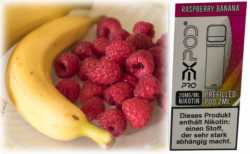 Raspberry Banana Himbeer Bananen Expod Pro 20mg Nikotin prefilled Pod - Kopie
