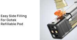 GoTek X Pod E-Zigaretten automatische Zugaktivierung Aspire